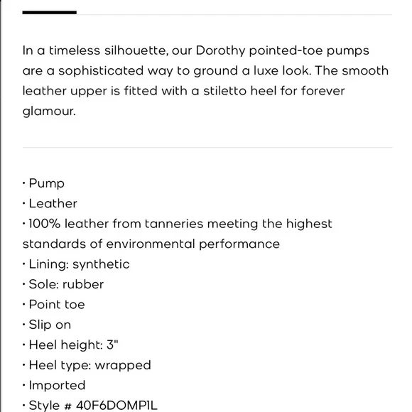 Michael Kors Black Leather Stiletto Heels - Picture 6 of 6